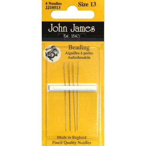 (image for) John James Beading Hand Needles Size 13